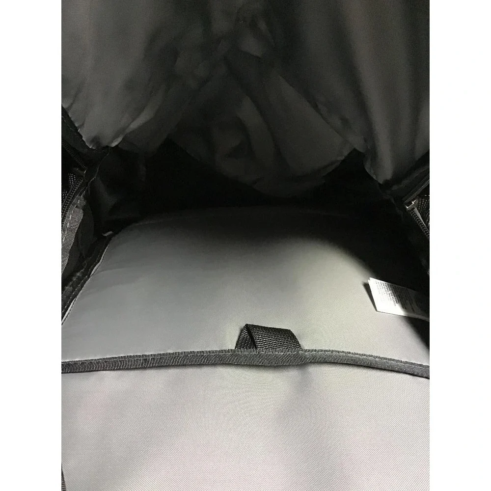The North Face Stalwart Backpack Gray Black Laptop Bag Workbox Staffing Logo New